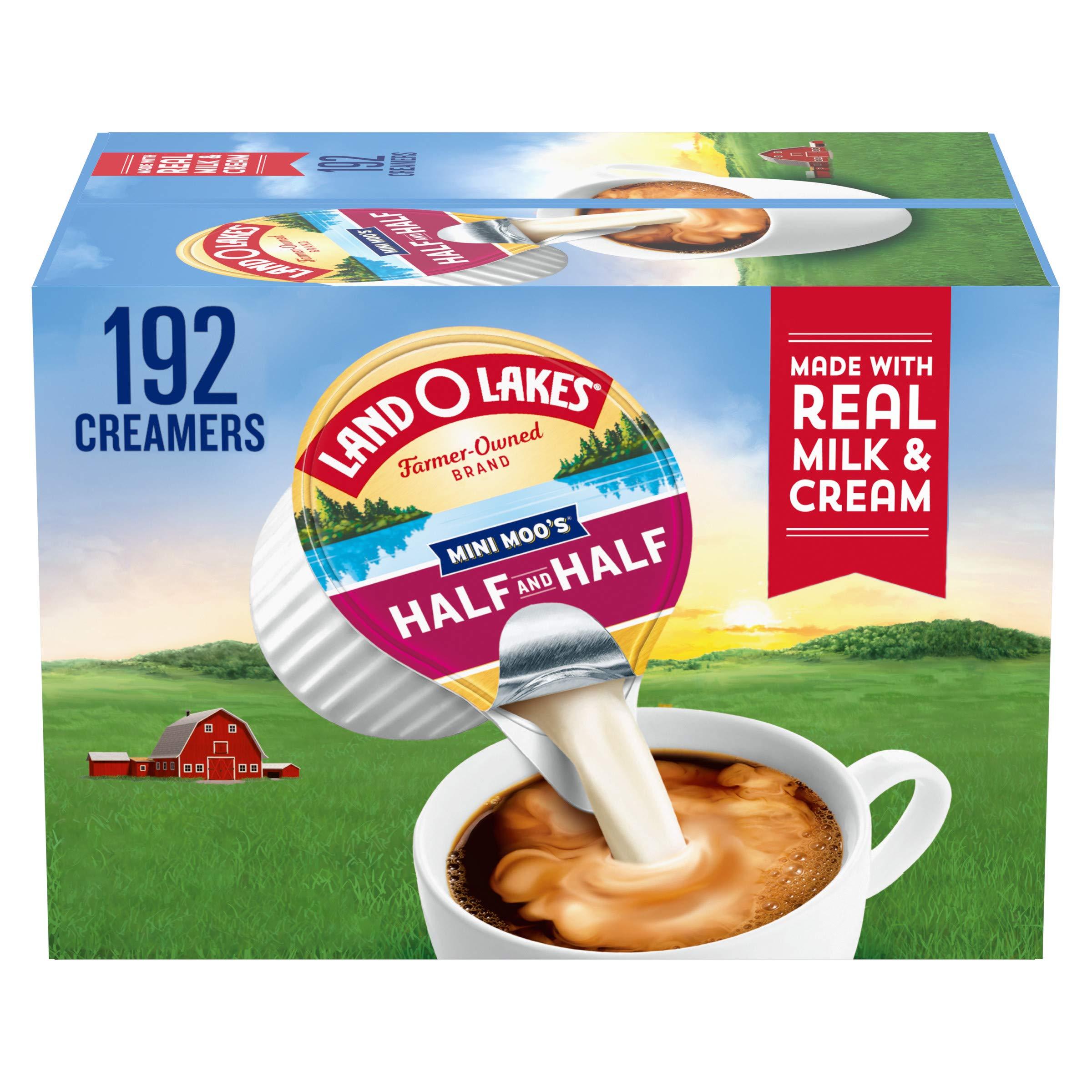Land O Lakes Land O Lakes Mini Moo’s Half & Half Creamer Singles, Shelf-Stable, 192 Count