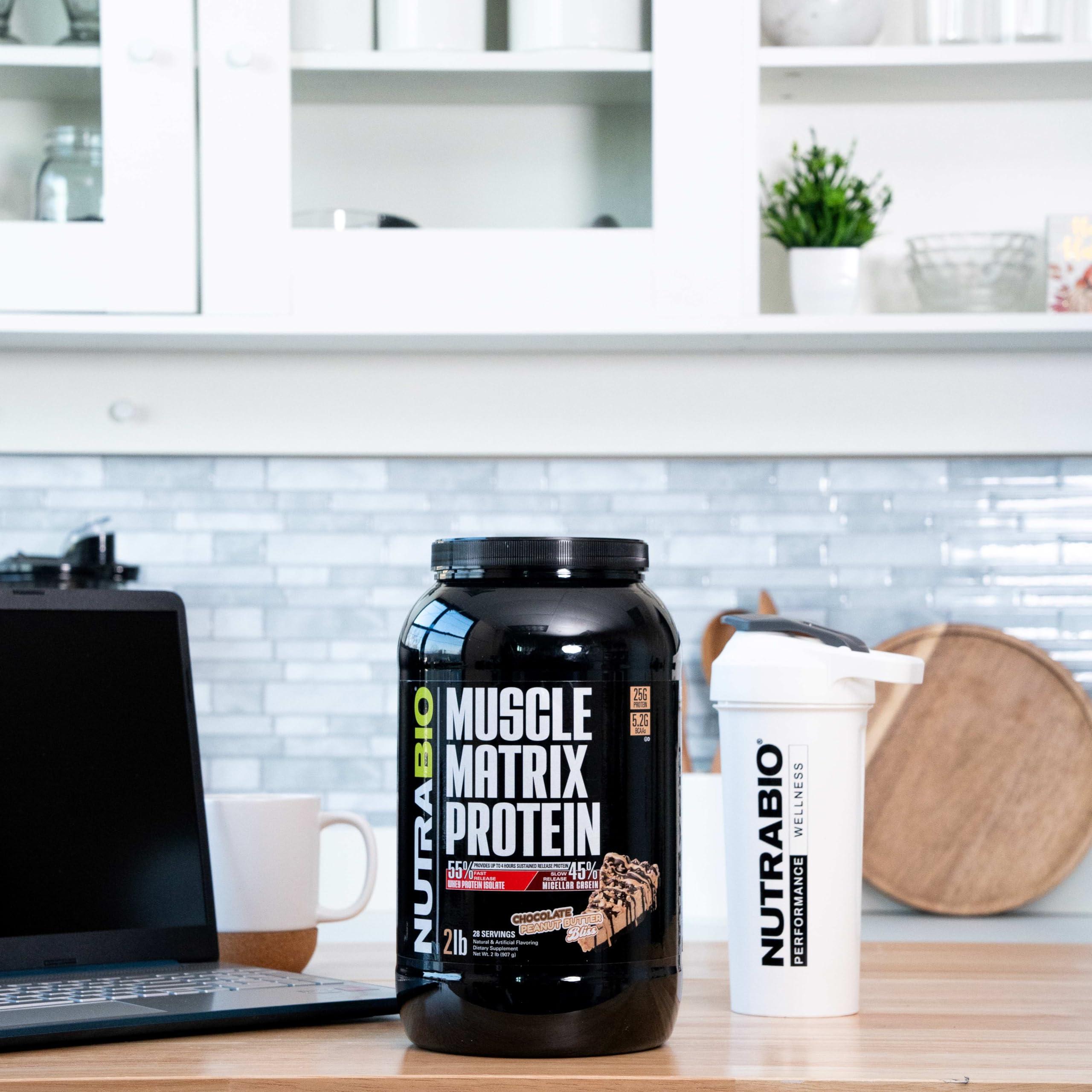 NutraBio NutraBio Muscle Matrix Protein (Chocolate Peanut Butter, 2 lb (Pack of 1))