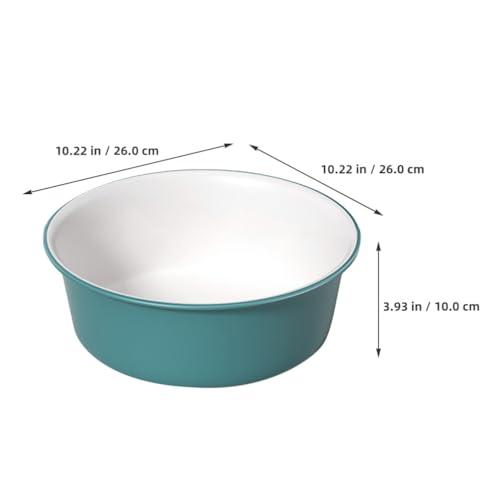 Housoutil Housoutil 2 Pcs Plastic Wash Basin Round Dish Pan Wash Tub Bathroom Water Tub Face Cleansing Basin for Home Kitchen and Camping M