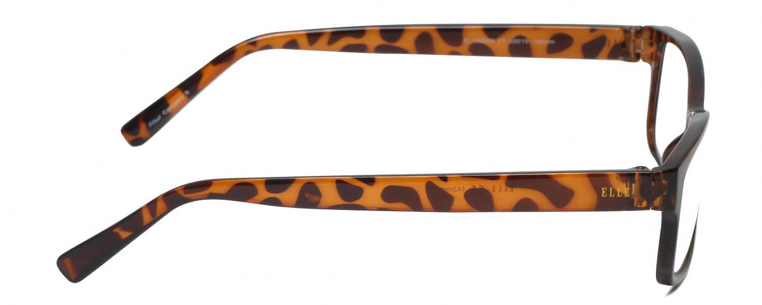 Calabria Calabria L 15560 Blue Light Filter Reading Glasses +2.75 Tortoise Havana Brown Women Designer Trendy Chic Readers Eyeglasses