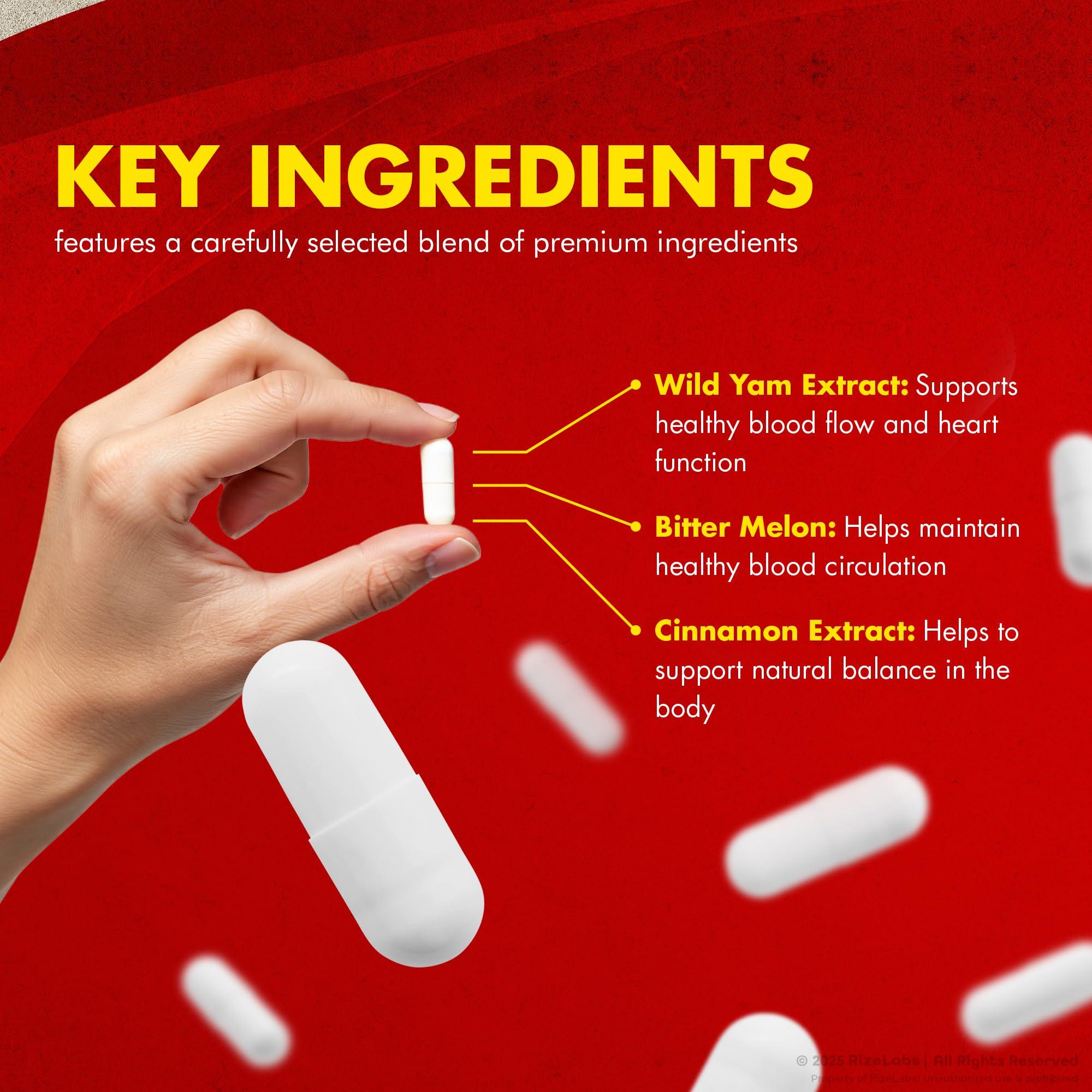 rize labs Diabalance Daily Support (60 Capsules)