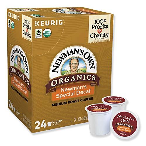 Newman's Own Newman's Own Organics, Newman's Own Special Blend Decaf, K-Cup Portion Pack for Keurig K-Cup Brewers, 24 Count (Pack of 4)