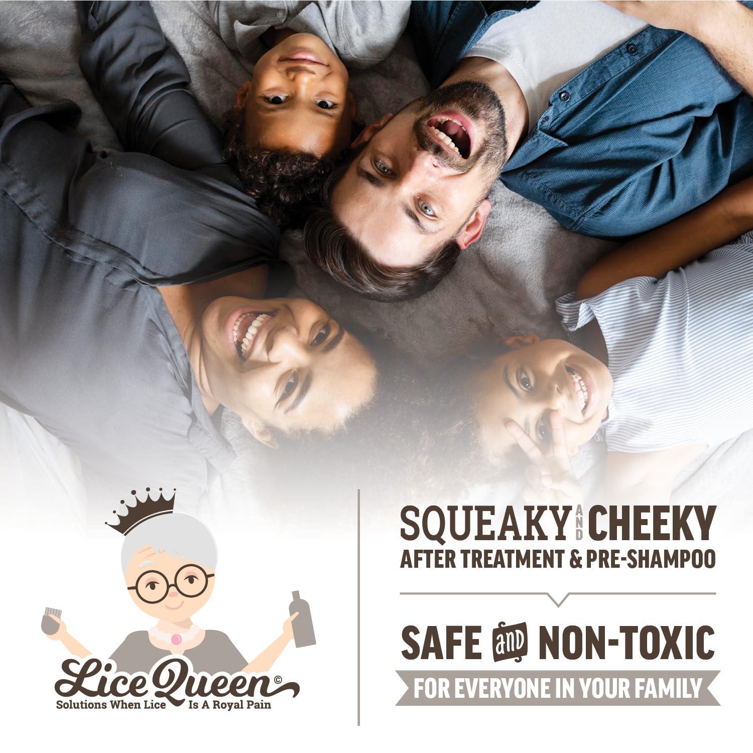 Lice Queen Lice Queen Lice Prevention Shampoo - Lice Shampoo That Kills Eggs and Lice with Citronella, Peppermint & Rosemary (8 Fl Oz / 237ml) - Safe for Daily Use - Sulfate & Paraben Free - All Hair Types