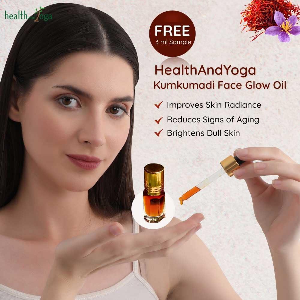 SoulGenie HealthAndYoga BronzLift Kansa Wand - Both Side Bronze Cap - Added Beauty Face Oil Vial - Ayurveda Face Yoga Beauty Tool - Facial, Neck & Under-Eye Massage Toning and Sculpting (Double Dome)
