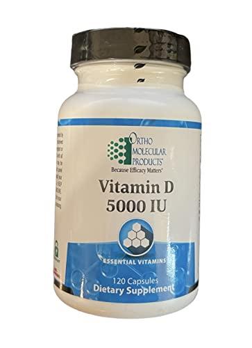 Ortho Molecular Product Ortho Molecular Product Vitamin D - 5000 IU - 120 Capsules