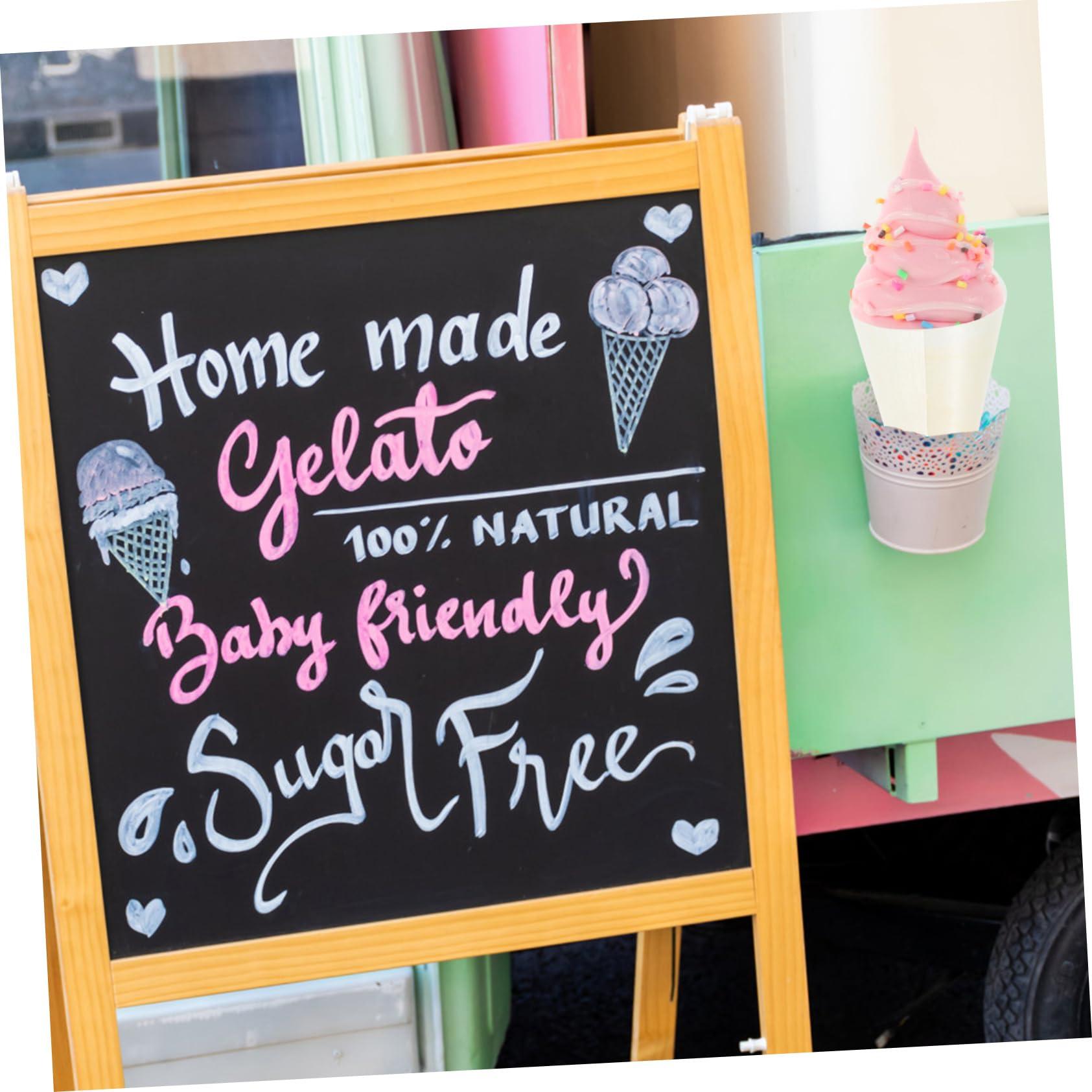 JECOMPRIS 100pcs Ice Cream Veneer Roll Chip Cones Food Cones Food Holder Wood Tasting Cones Wooden Ice Cream Cones Wooden Food Cone Popcorn Cones Wood Ice Cream Holder Wooden Dessert Cones