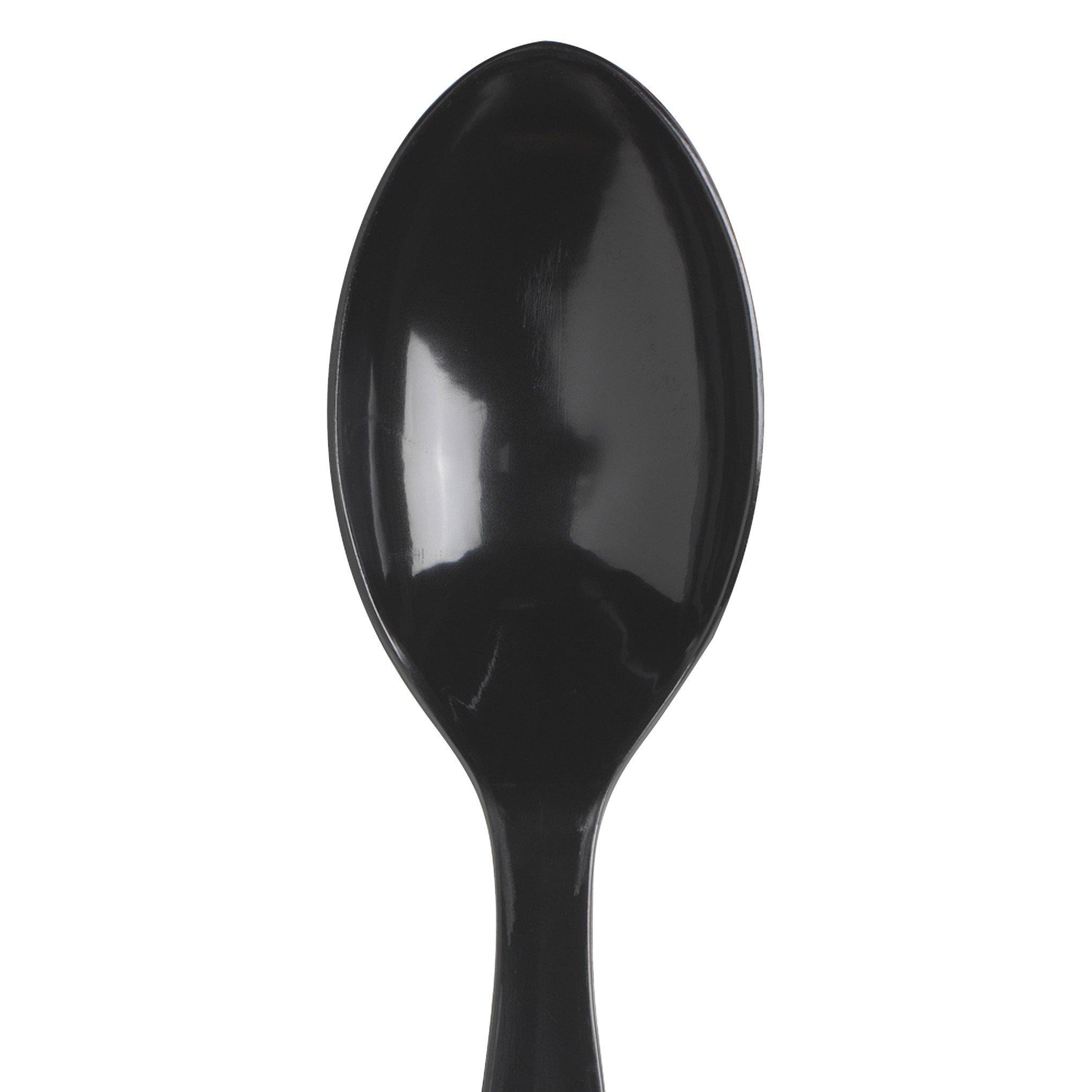 SmartStock Dixie SSS51 SmartStock Plastic Cutlery Refill, Spoons, Black, 40 Per Pack (Case of 24 Packs)