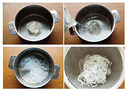 IPPINKA Dried Konjac Shirataki Noodles - 2 Packs - 17.62 oz (8.81 oz x 2) - Low-carb