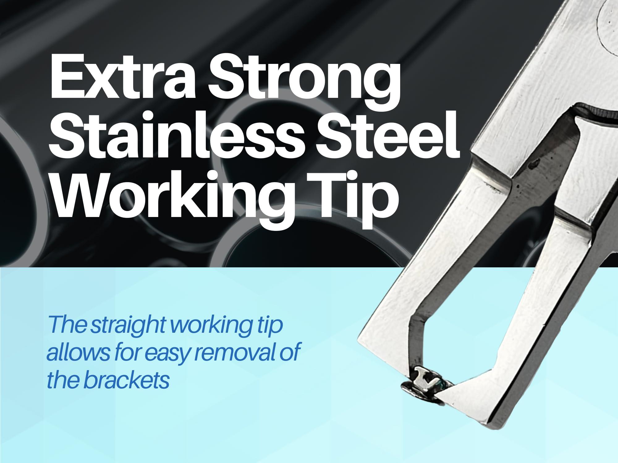 Artman Instruments ARTMAN INSTRUMENTS Braces Removal Tool Orthodontic Bracket Removing Pliers Medical Grade Stainless Steel, Autoclavable, Easy Braces Removing Tool