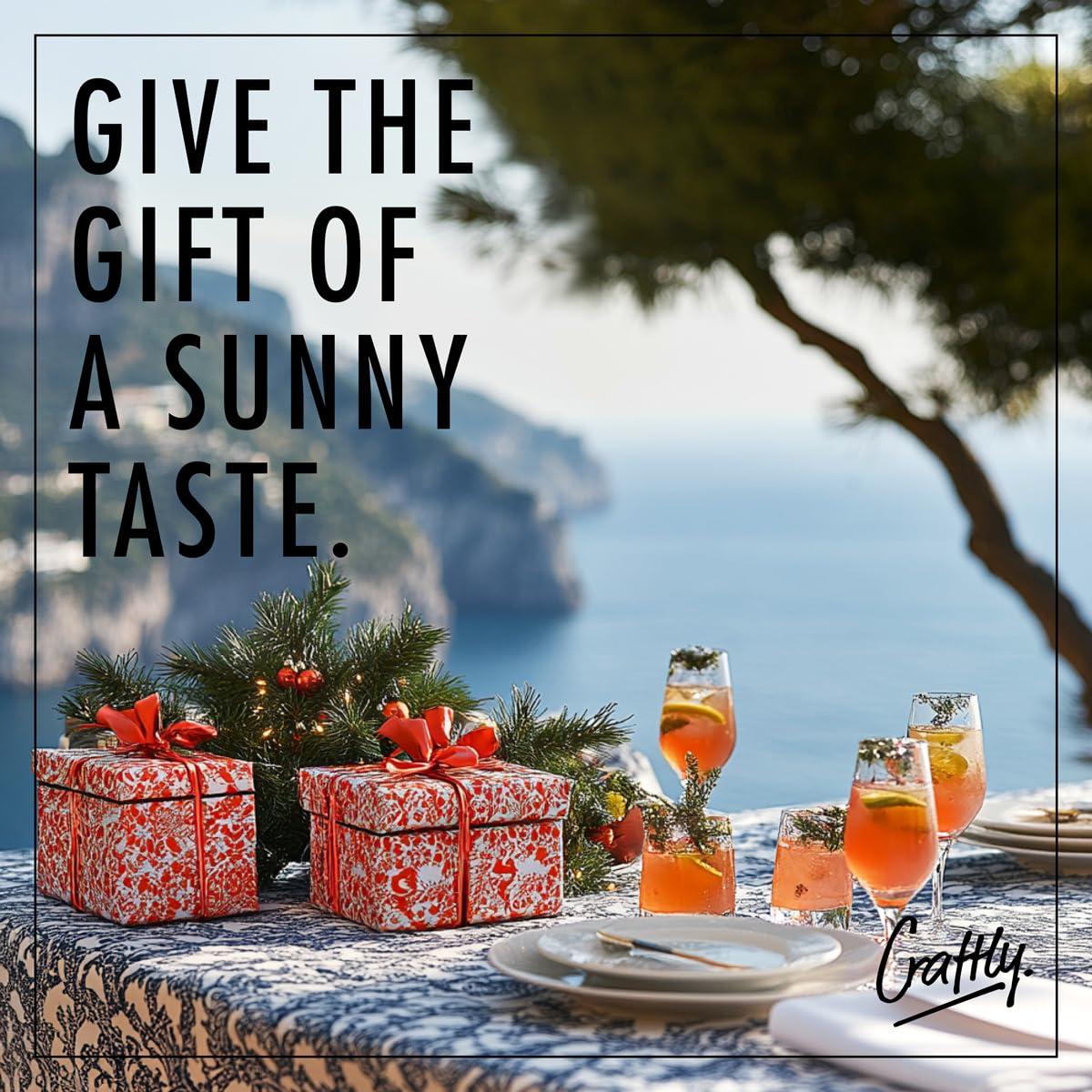 Craftly Craftly Italian Spritz Infusion Kit Ultimate Aperitivo Experience at Home | DIY Cocktail Set for Aperitivo | Cocktail Set for Spritz