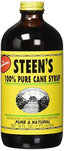 Ronro Steen's 100% Pure Cane Syrup, 16fl. oz, Steen's Cane Vinegar 12oz Made in Louisiana Great for Desserts, Beverages and Specialty Cocktails
