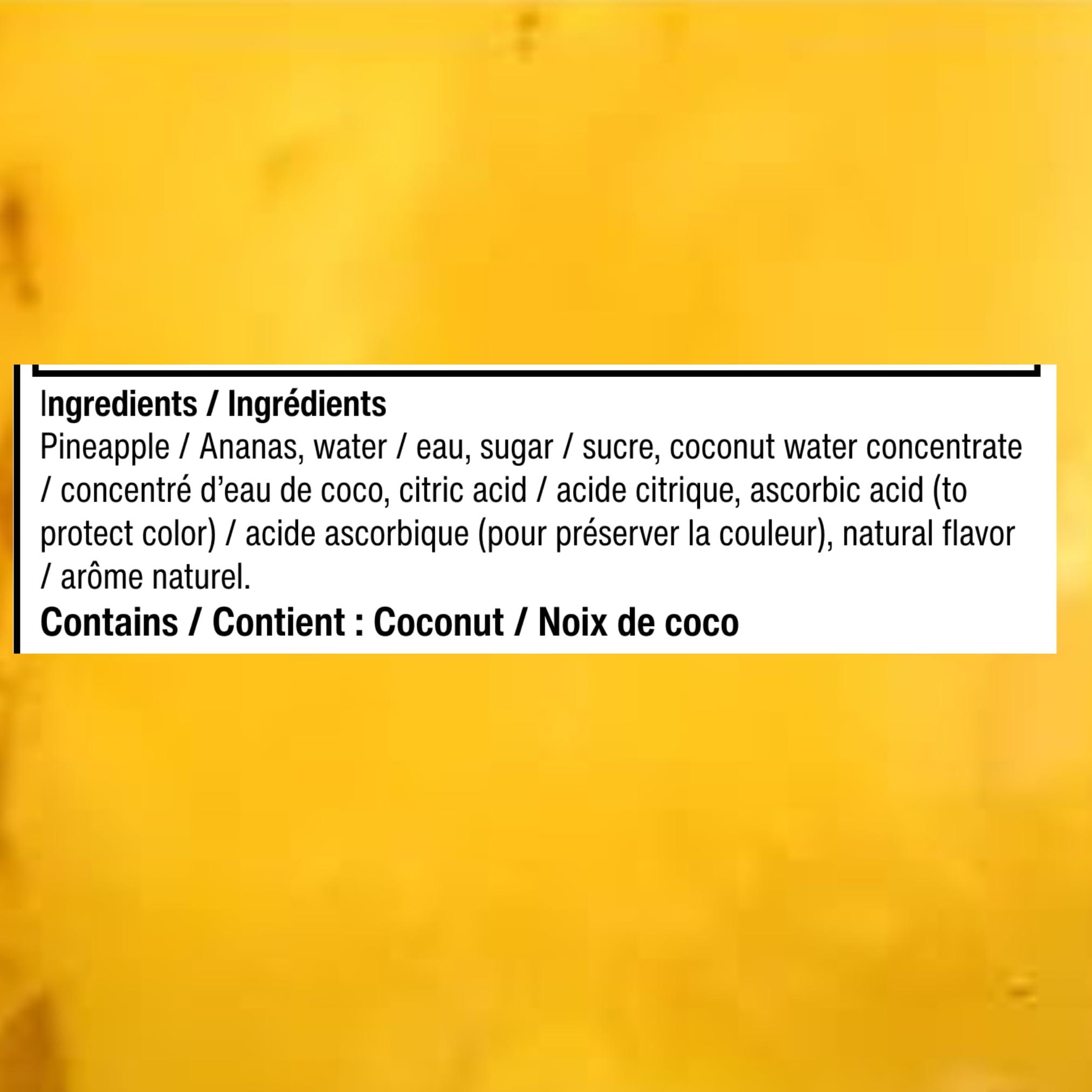 Member's Mark Member's Mark Pineapple Spears in Coconut Water (42 Ounce), 2.6 Pound (Pack of 1)