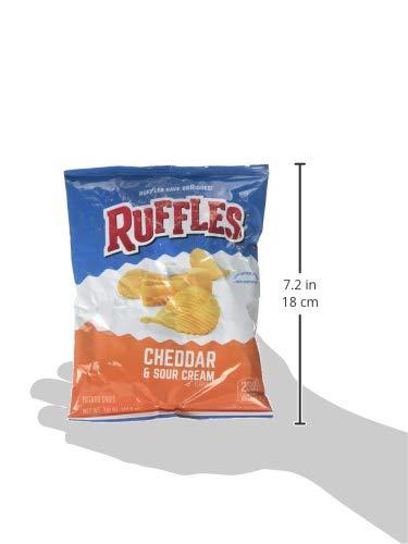 Ruffles Ruffles Ridged Potato Chips, Cheddar & Sour Cream, 1.5 oz