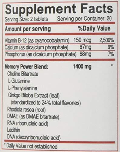 REAL SIMPLE Memory Power Plus Vitamin Tablets - 40 Ea