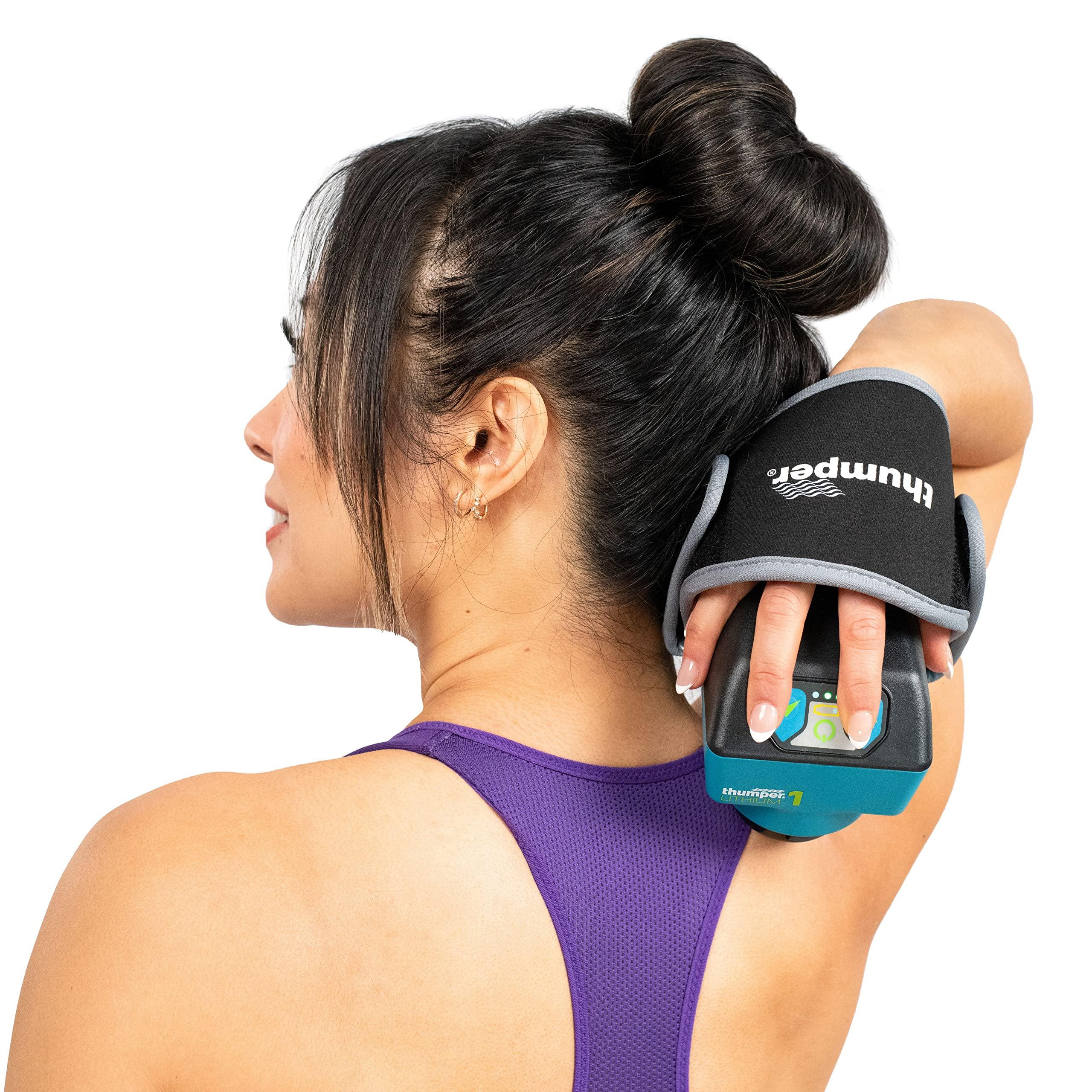 Thumper Thumper Lithium1 - Precision Massager Cordless Single Head Powerful Back Hip Deep Tissue Percussion Massager Handheld 3 Speed Sciatic Nerve Massage Machine Professional Personal Muscle Pain Relief