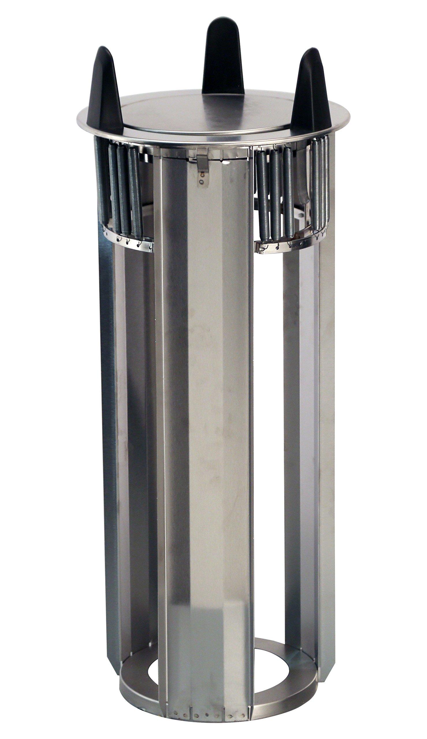 Lakeside Manufacturing Lakeside 4009 Food Service Regular Open Drop-in Plate Dispenser, Stainless Steel (Fully Assembled)