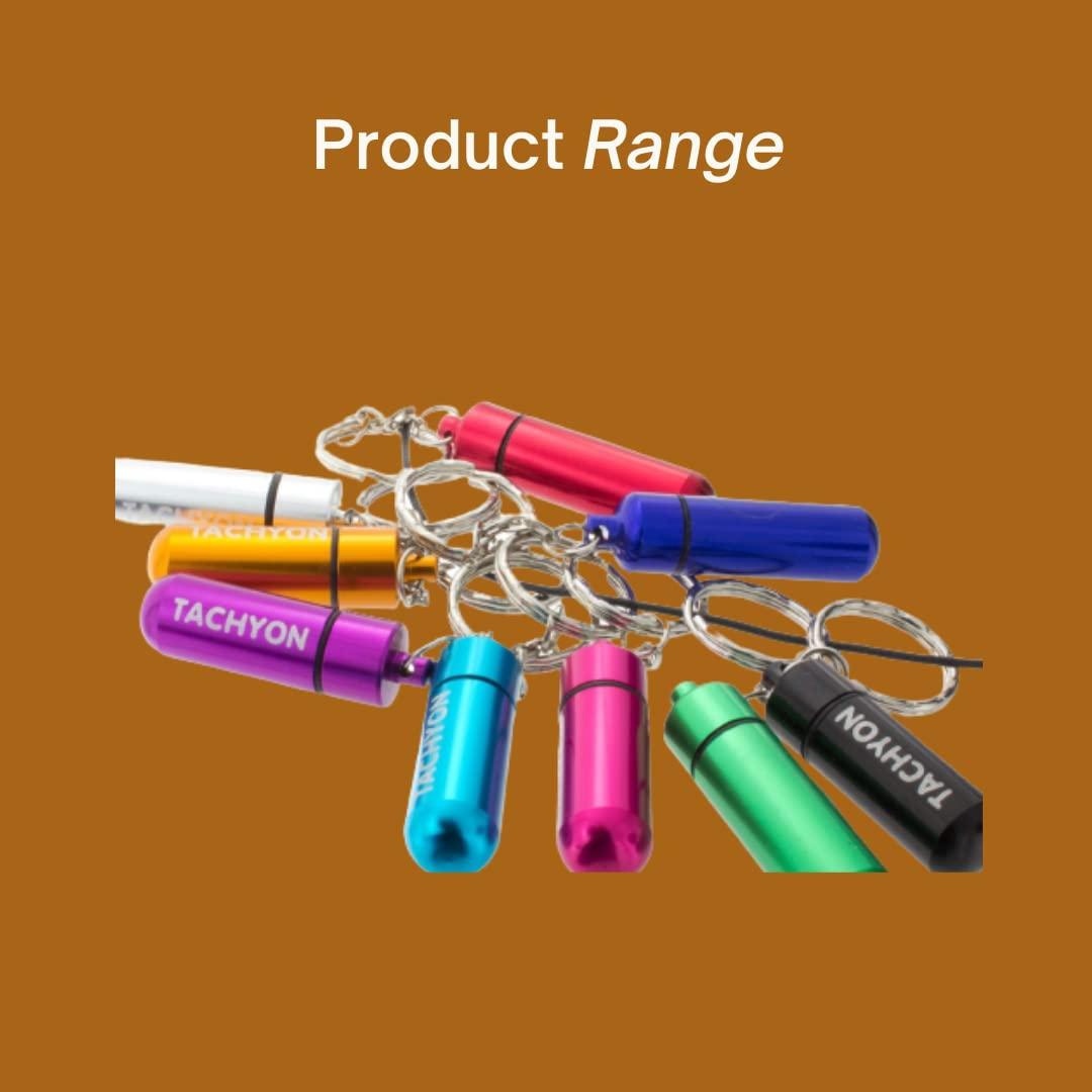 Advanced Tachyon Technologies EMF Pocket Protector - Life-Capsule Key Ring Protects from EMF and Energizes The System (Gold)