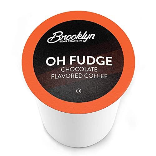 Brooklyn Beans Brooklyn Beans Oh Fudge Gourmet Coffee Pods - Compatible with Keurig K Cup Brewers Including 2.0 Machines, 40 Count, Rich Chocolate Flavored