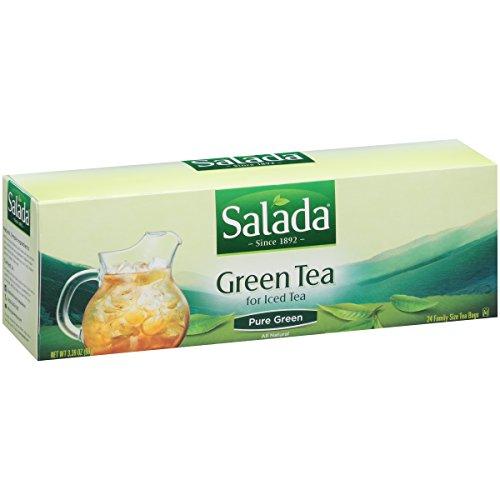 Salada Salada Green Tea For Iced Tea - Family Size 24 Count Tea Bags - 3 Pack