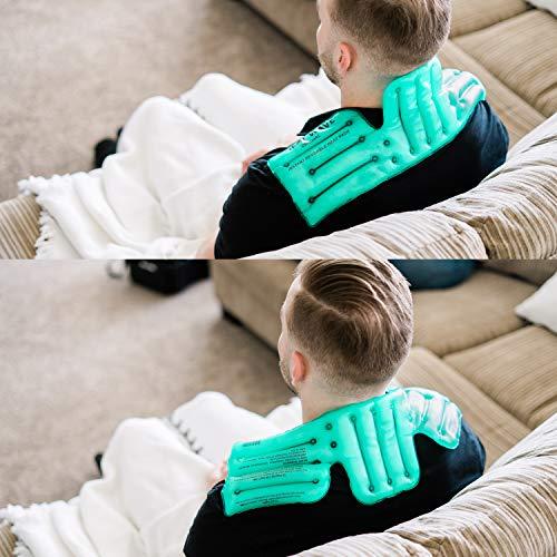 Heat Wave Made in USA: Heat Wave Instant Reusable Heat Packs- Back/Shoulder/Neck (6 x 18”), Reusable Heat Pack for Muscle Aches, Pain Relief, Click Heat