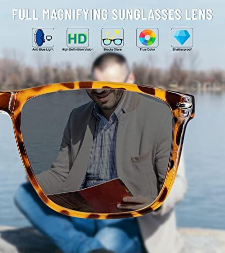 WEMOOTANTS WEMOOTANTS Reader Sunglasses Men UV400 Protection And Blue Light Blocking Sun Reading Glasses 1.0 1.25 1.5 1.75 2.0 2.25 2.5 2.75 3.0 3.5 4.0 Outdoor Readers (Clear 2.00)