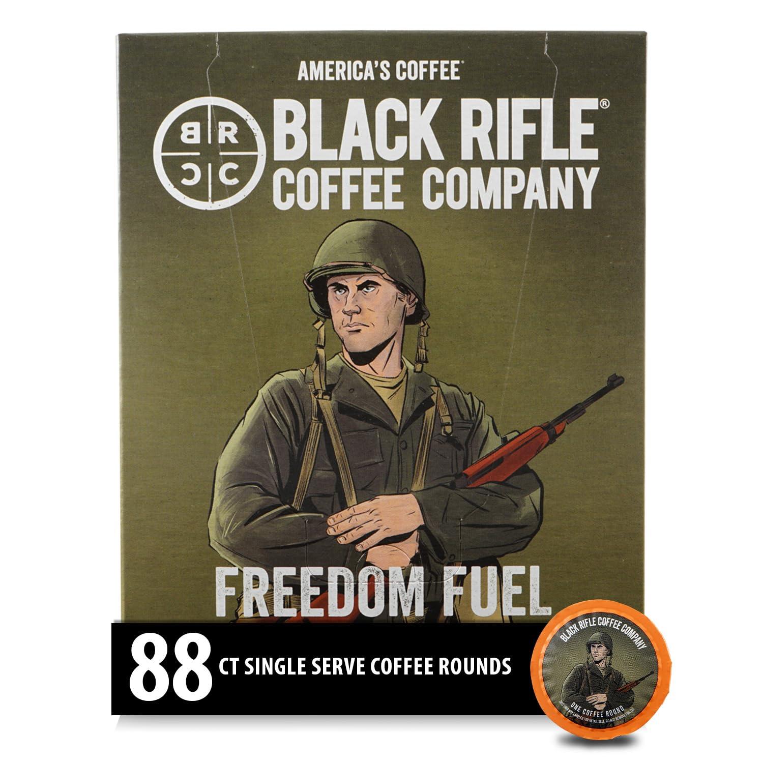Black Rifle Coffee Company Black Rifle Coffee Company, Single Serve Coffee Pods, Freedom Fuel, Dark Roast Coffee Pods, 88 Count