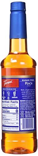 Torani Torani Sugar Free Syrup, Peach, 25.4 Ounce