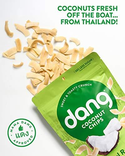 DANG Dang Toasted Coconut Chips | Original | 12 Pack | Vegan, Gluten Free, Non GMO, Healthy Snacks Made with Whole Foods | 3.17 Oz Resealable Bags