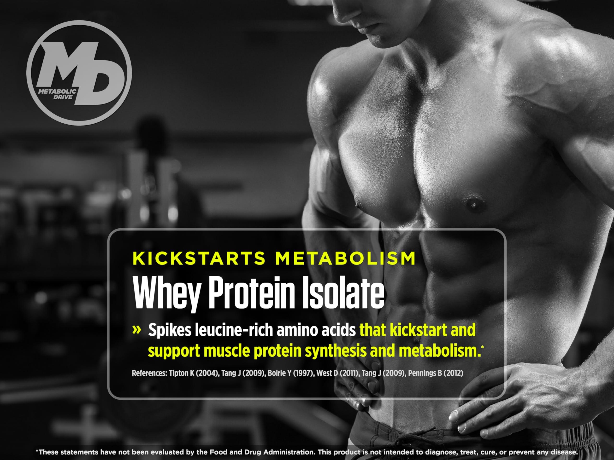 Biotest Biotest Metabolic Drive Functional Protein - Whey Isolate/Micellar Casein Blend - Lab-Tested (2lb, Chocolate)
