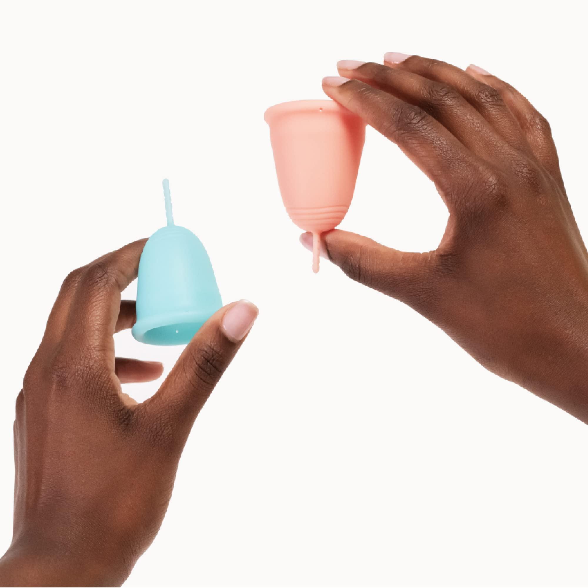 Softcup Softcup Menstrual Cup | Reusable Period Cup | Ultra-Soft Medical-Grade Silicone | Leak-Free, 12-Hour Wear | Made in The USA (Size 2)