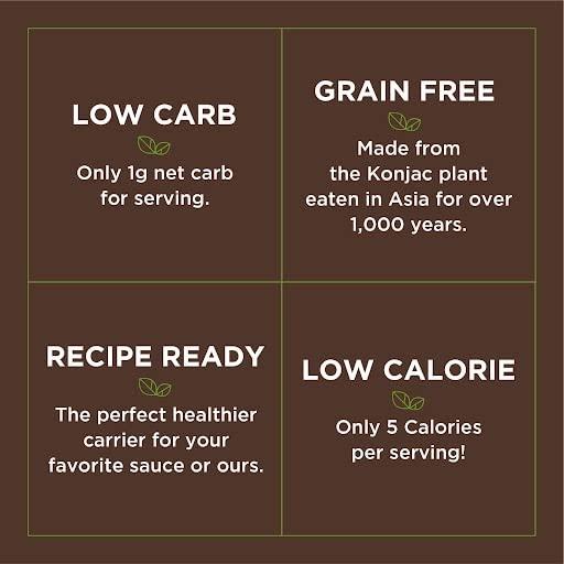 Miracle Noodle Miracle Noodle Miracle Rice - Plant Based Shirataki Konjac Rice Keto, Vegan, Gluten-Free, Soy Free, Low Carb Rice, Low Calorie Rice, Kosher, Paleo, Dairy Free, Shirataki Rice - 8 Oz, 6-Pack