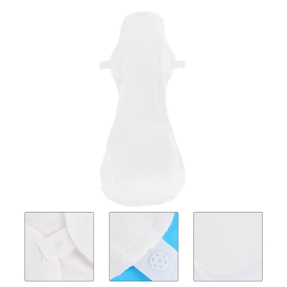 Operitacx Operitacx 3pcs Menstrual Cloth Napkin Organic Pads for Women Reusable Period Pads Reusable Cloth Pads Pads Panty Pads Girl Child White with Wings Cotton Paper Napkin