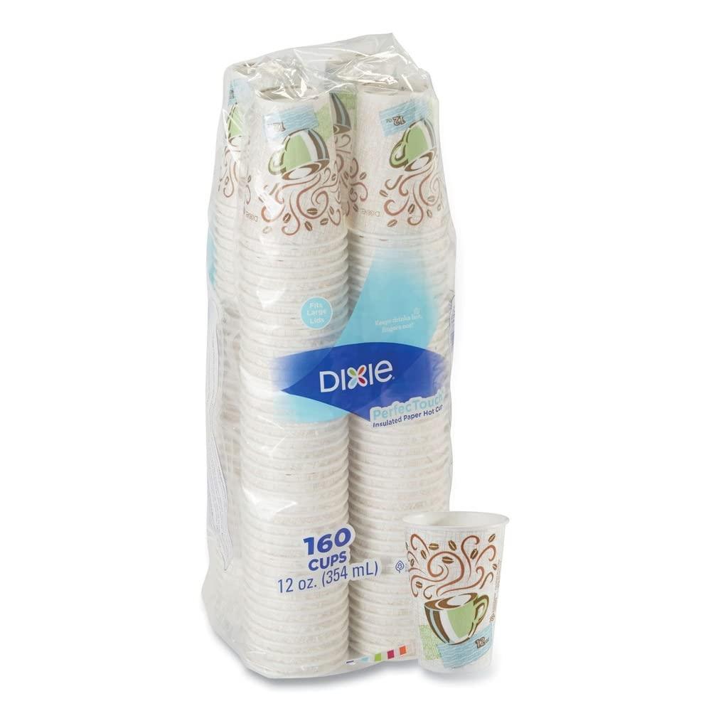 Dixie Dixie Foods Insulated Paper Cups, 12 oz, 160/PK, Multi