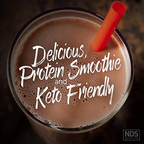 AMPLIFY AMPLIFY NDS Nutrition Smoothie Premium Whey Protein Powder Shake with Added Greens and Amino Acids - Build Lean Muscle, Gain Strength, Lasting Energy, and Lose Fat - Double Chocolate (30 Servings)