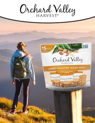 Orchard Valley Harvest Orchard Valley Harvest Honey Roasted Mixed Nuts, 1 Ounce Bags (Pack of 15), Almonds, Peanuts, Pecans, and Cashews, Gluten Free, Non-GMO, No Artificial Ingredients