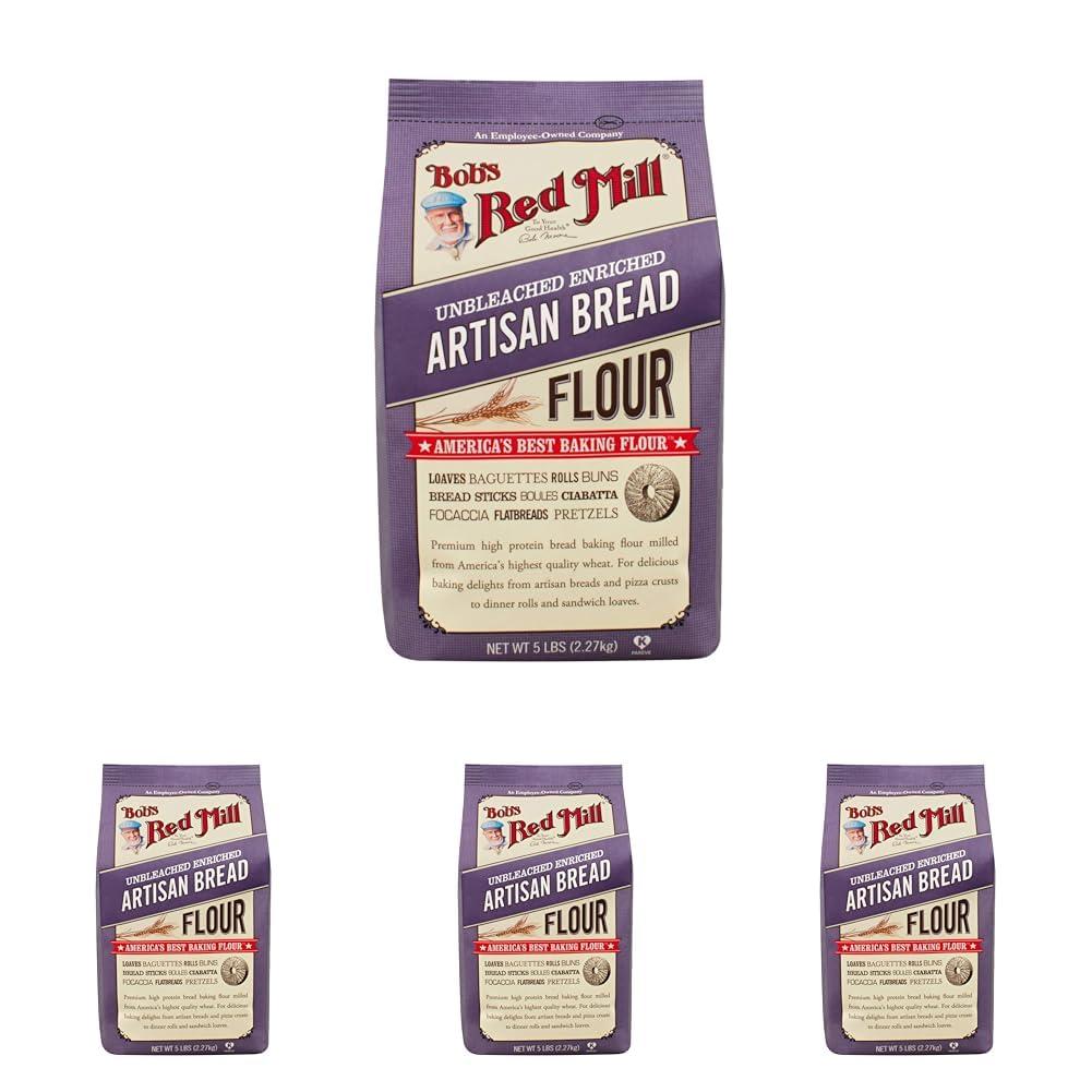 Bob\'s Red Mill Bob\'s Red Mill Artisan Bread Flour, 5-pound (Pack of 4)