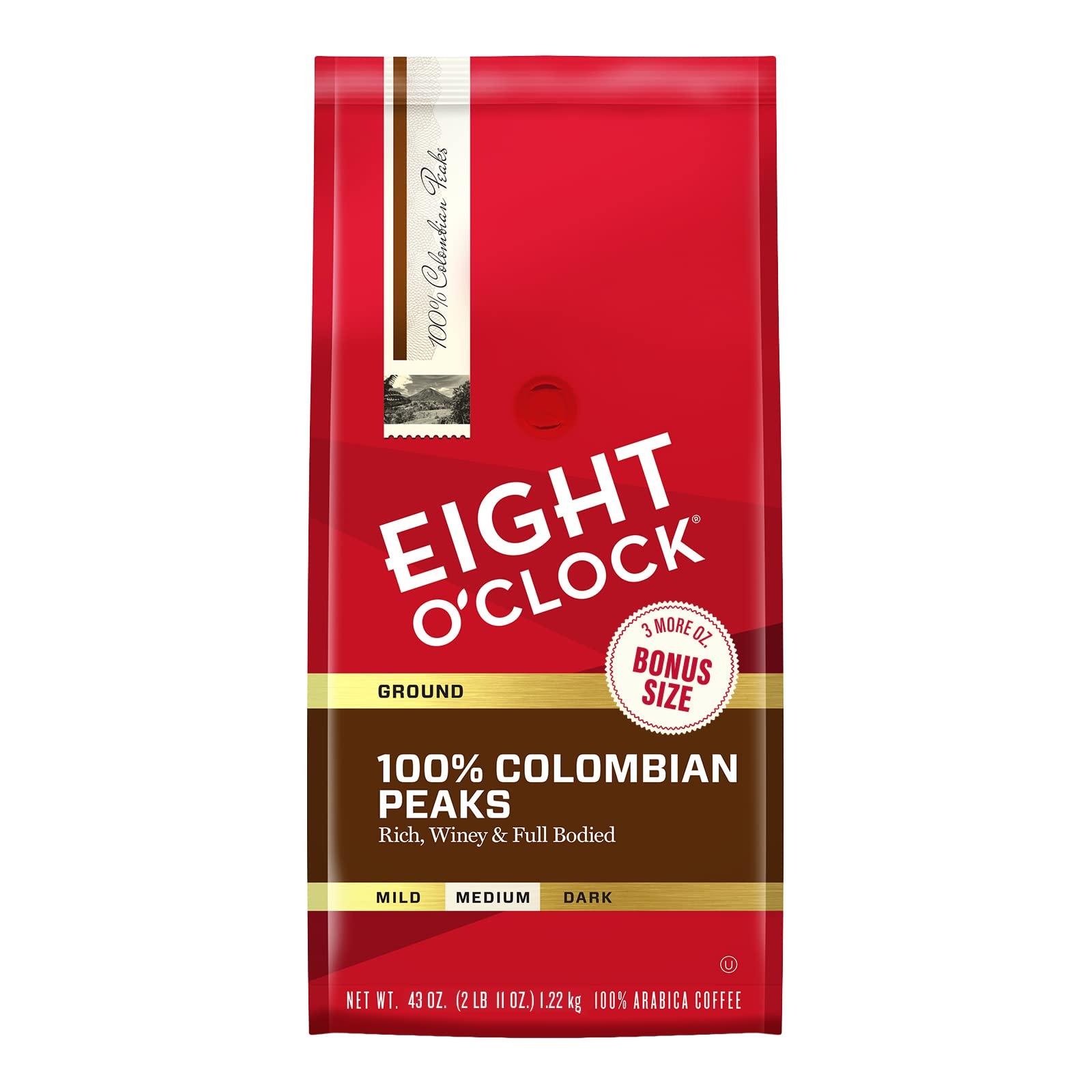 Eight O'Clock Coffee Eight O'Clock Coffee, Colombian, Ground Coffee, 43 Ounce