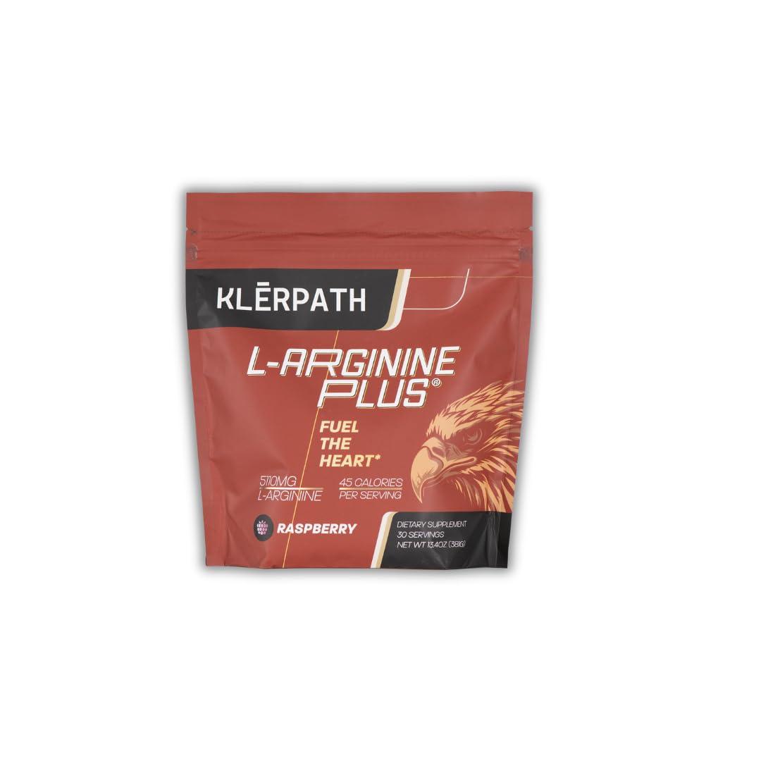 Klrpth Klrpth L-arginine Plus - Raspberry, 30 servings, L-arginine Supplement with 5110mg L-arginine, 1010mg L-citrulline, 100mg Red Wine Exract