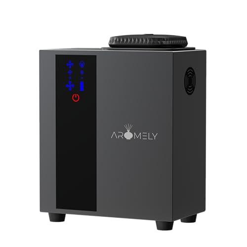 AROMELY Aromely Smart Bluetooth HVAC Scent Diffuser - Whole Home & Commercial Aroma System, Up to 1,200 SQFT Coverage, Waterless Aromatherapy, Large 200ml Oil Bottle, Ideal for Whole House and Office Scenting