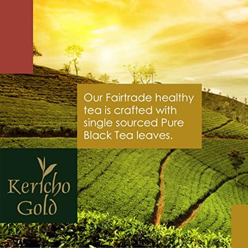 Kericho Gold Kericho Gold Black Tea - Rich in Antioxidants - Orange Pekoe Tea - Kenya Origin - Unique Flavor --100 Envelopes Tea Bags (Pack of 1)