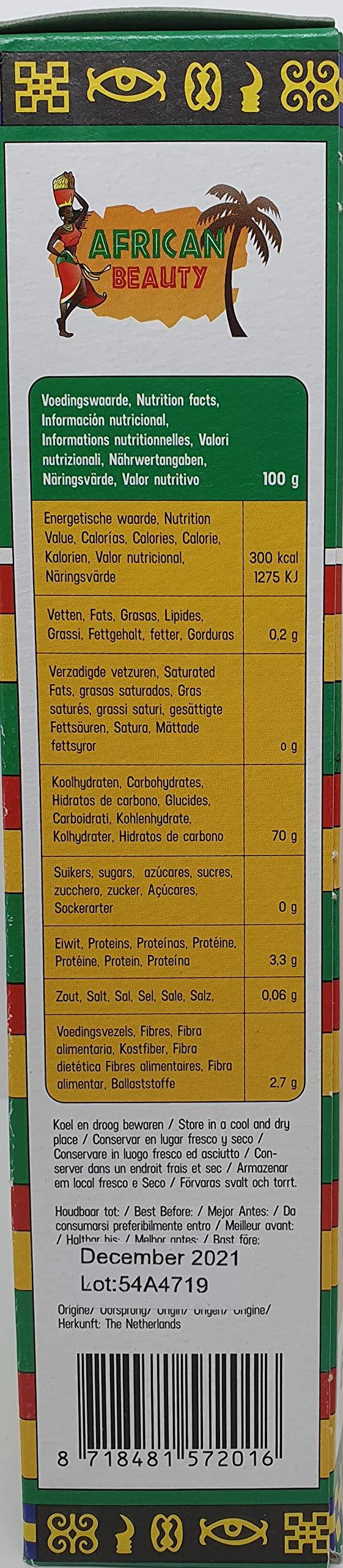 African Beauty Plantain Fufu Flour African Mix 24oz - Authentic, Premium Quality Fufu Flour with Real Plaintain - 100% Natural by African Beauty (1)