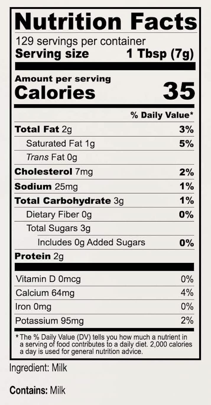 Anthony's Anthony's Whole Milk Powder, 2 lb, Gluten Free, Non GMO, Made in USA