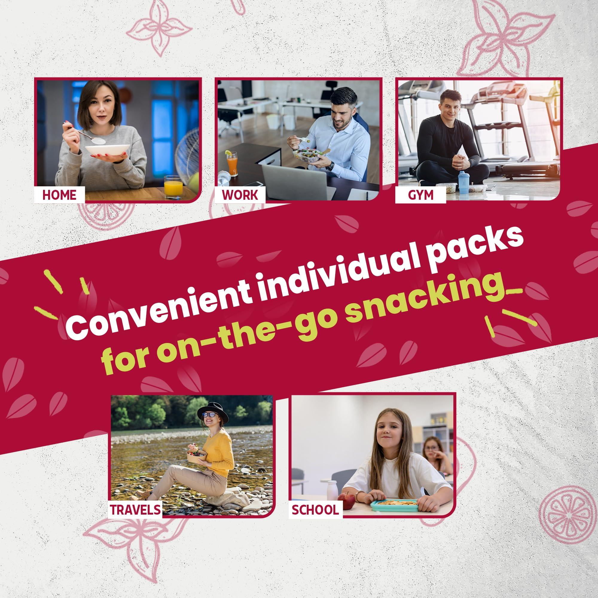 nutruit Nutruit Roasted Lentil Snacks - Tasty Smoked Barbecue Healthy Snacks - Vegan, Gluten Free, Non-GMO, High Protein, Healthy On-The-Go, Low Calorie Lentils Snacks - 1.2oz Packs (20-Pack)