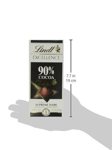 Lindt Lindt EXCELLENCE 90% Cocoa Dark Chocolate Candy Bar, Dark Chocolate, 3.5 oz. Bar