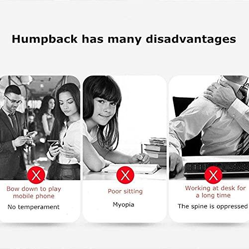 SGUM-SR Posture Corrector for Men and Women Children, Upper Back Brace Posture Clavicle Support, Adjustable Bodywellness Brace Posture Belt Back Strap, Black ()