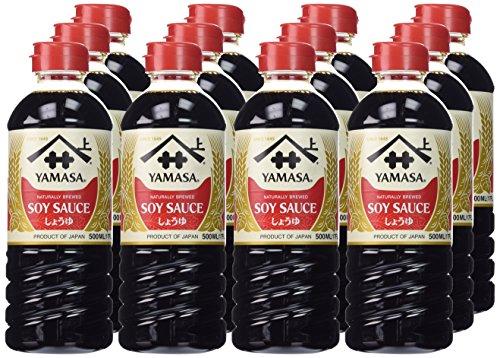 Yamasa Yamasa Soy Sauce, 17 Fluid Ounce (Pack of 12)
