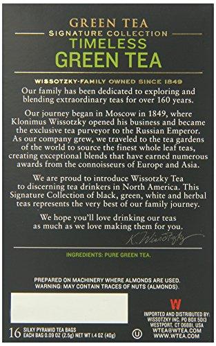 Wissotzky Tea Wissotzky Signature Collection Tea Timeless Green Tea, 1.41 Ounce