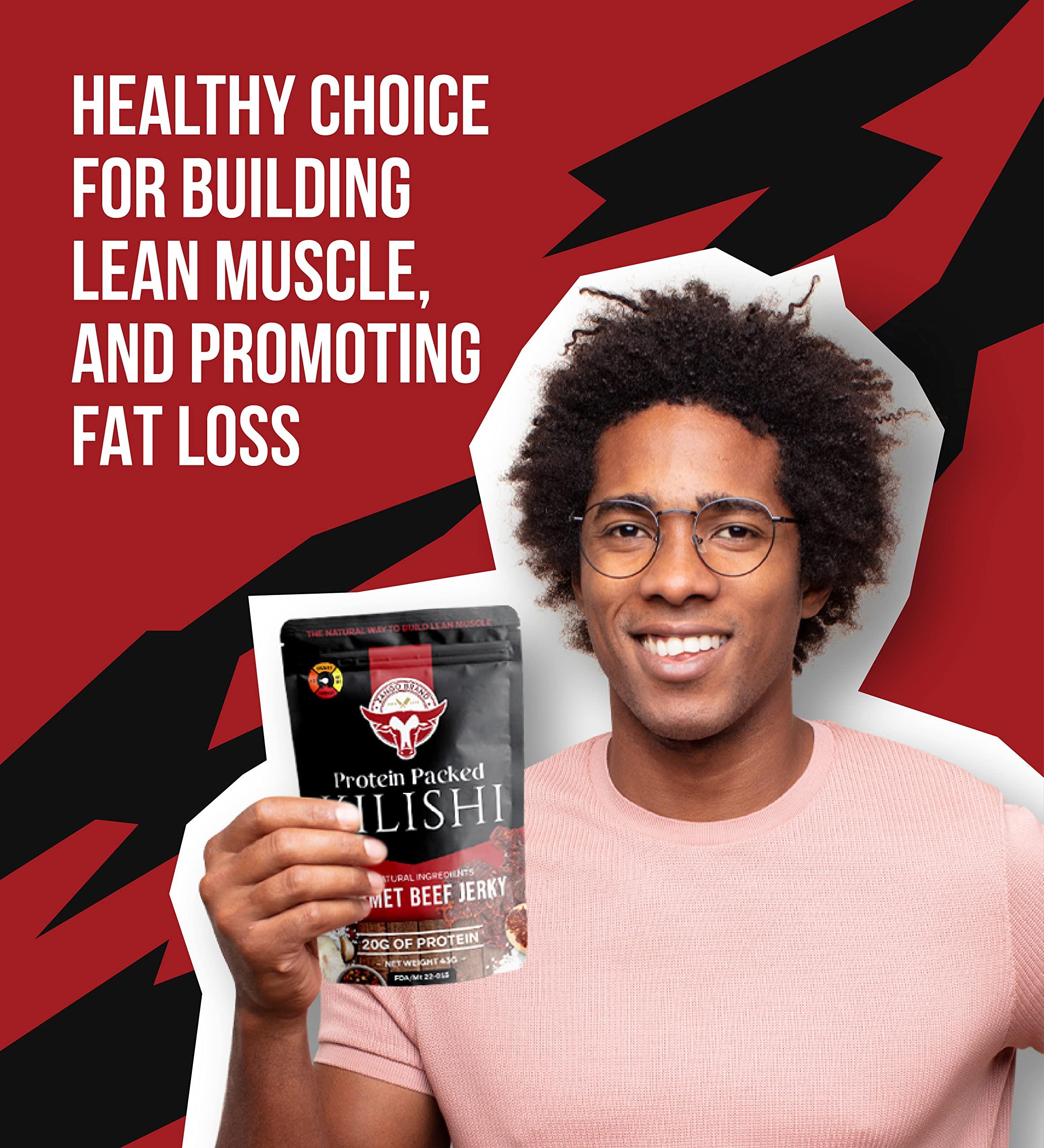 The Zango Company Ltd Kilishi. Spicy - Hot - Original Premium Gourmet Beef Jerky. High Protein. Less fats & Carbs. Paleo and Keto Friendly 1.5Oz