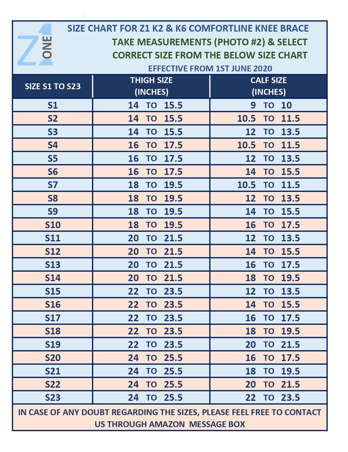 Z ONE Z1 K2 Comfortline Hinged Knee Brace Medical Knee Support for MCL, ACL, PCL, Ligament & Sports Injuries, Arthritis (OA), Meniscus Tear - Knee Protection - Relief from Knee Joint Pain with Side Stabilizer - Men & Women S8 (T=18-19.5\"/C=12-13.5\")
