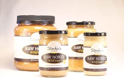 Stockin's Apiaries Stockin's Apiaries Raw Wildflower Honey, Unheated, Unfiltered, & Nutritious, 35.2 Oz.